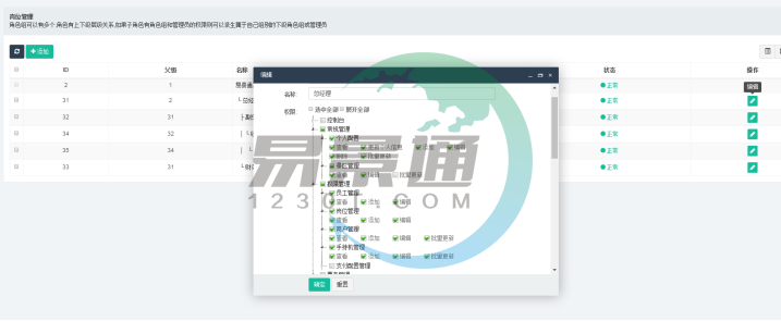 易景通景區(qū)票務(wù)系統(tǒng)：權(quán)限管理