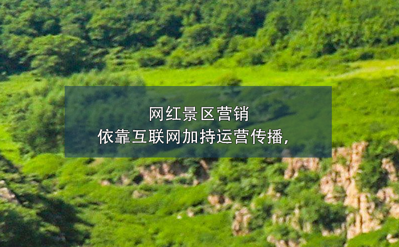 網(wǎng)紅景區(qū)營(yíng)銷依靠互聯(lián)網(wǎng)加持運(yùn)營(yíng)傳播