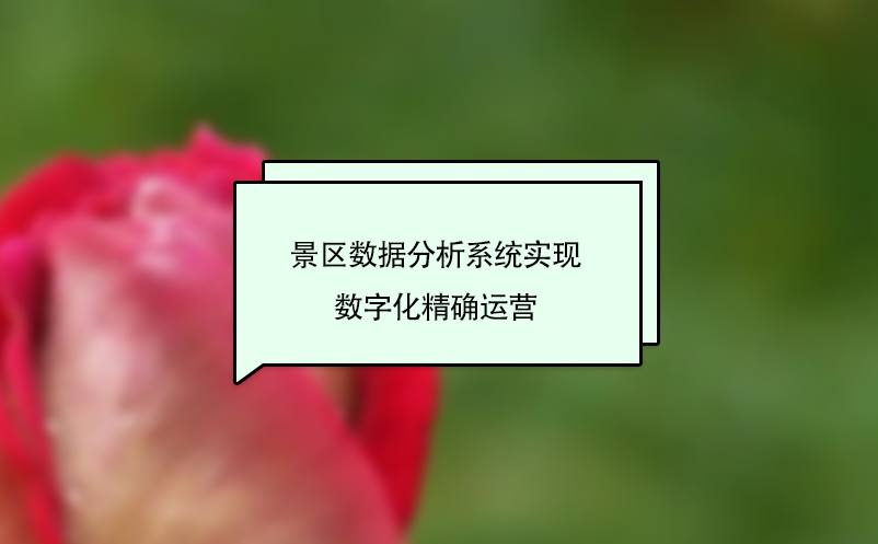 景區(qū)數(shù)據(jù)分析系統(tǒng)實(shí)現(xiàn)數(shù)字化精確運(yùn)營