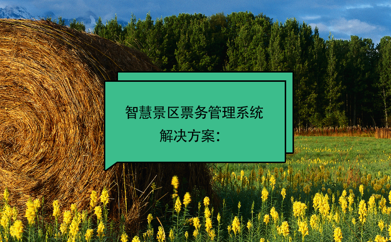 智慧景區(qū)票務(wù)管理系統(tǒng)解決方案