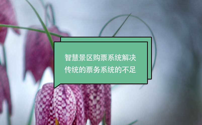 智慧景區(qū)購票系統(tǒng)解決傳統(tǒng)的票務(wù)系統(tǒng)的不足