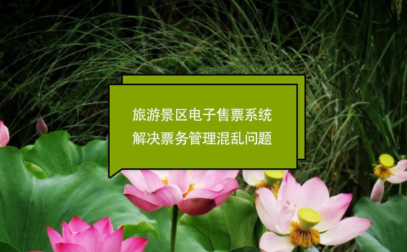 旅游景區(qū)電子售票系統(tǒng)解決票務管理混亂問題