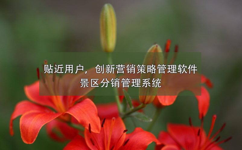 貼近用戶，創(chuàng)新?tīng)I(yíng)銷策略管理軟件---景區(qū)分銷管理系統(tǒng)