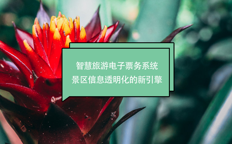 智慧旅游電子票務系統(tǒng)：景區(qū)信息透明化的新引擎