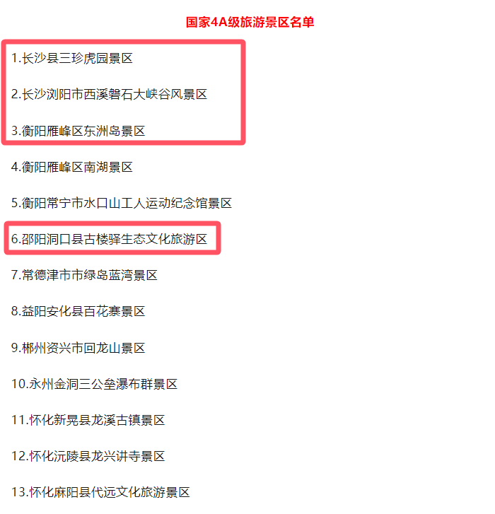 湖南新增13家4A景區(qū)，其中4家使用易景通票務系統(tǒng)!