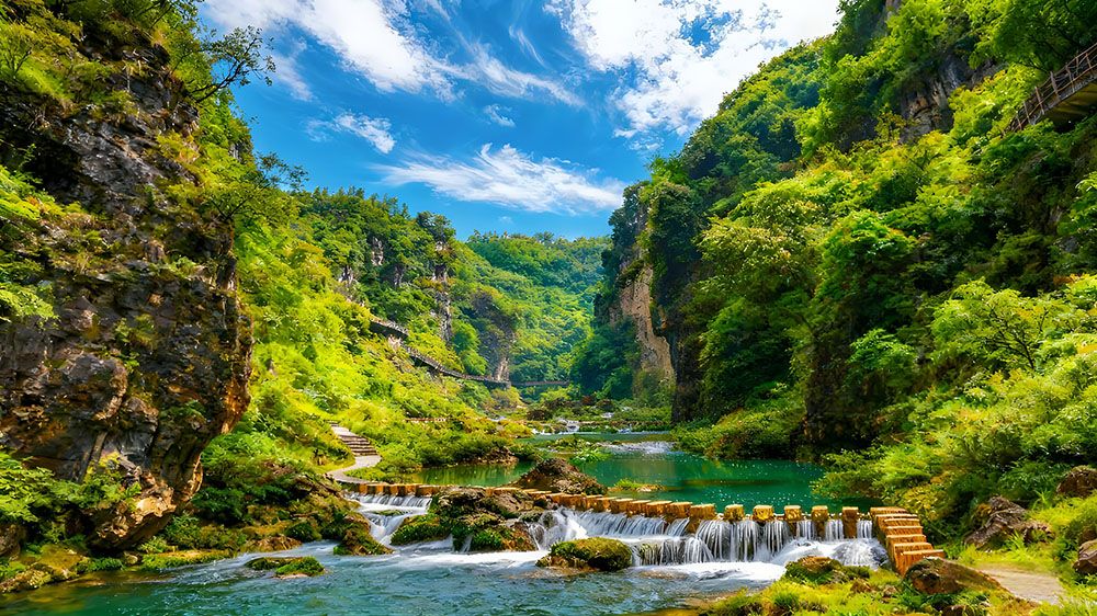 古苗河大峽谷攜手易景通票務(wù)系統(tǒng)，共筑智慧旅游新篇章